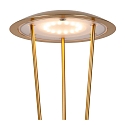 Lucide LED Akku-Tischleuchte RENEE, � 12,3cm, 2,2W, 2700K/3000K, 197lm, IP54, dimmbar, gold matt / messing
