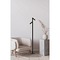 Lucide battery floor lamp ANTRIM IP54, black dimmable