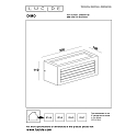 Outdoor Wandleuchte DIMO, 1xE27, IP54, Anthrazit