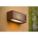 Lucide wall luminaire DIMO square E27 IP54, rust