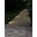 Lucide bollard lamp COMBO LED cylindrical IP54, black