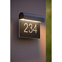 Lucide LED Outdoor Wandleuchte THESI, 1x6W, 3000K, IP54, schwarz