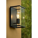 Lucide Outdoor Wandleuchte CLAIRE, 1xE27, IP54, 17,6x18x30 cm, Anthrazit
