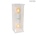 outdoor wall luminaire CLAIRE E27 IP54, white dimmable