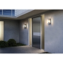 Lucide Outdoor Wandleuchte CLAIRE, 1xE27, IP54, 14x16x29 cm, Anthrazit