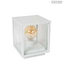 Lucide table lamp CLAIRE E27 IP54, white dimmable