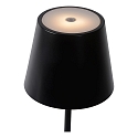table lamp JUSTIN LED IP54, black dimmable