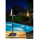 table lamp JUSTIN LED IP54, black dimmable