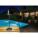 table lamp JUSTIN LED IP54, black dimmable
