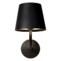 Lucide LED Outdoor Wandleuchte JUSTIN, 1x7W, 3000K, IP65, schwarz, dimmbar