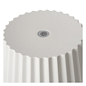 Lucide battery table lamp JUSTINE IP54, white dimmable