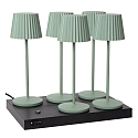 Lucide Ladestation THE DOCK f�r Akku-Leuchten JUSTINE, f�r max. 6 Leuchten, IP20, schwarz