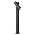 Lucide bollard lamp TATUM LED cylindrical IP65, anthracite