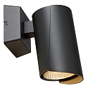 Lucide spot MANAL LED cylindrical, rotatable IP65, anthracite