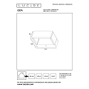 Lucide LED Outdoor Wandleuchte GOA, 1x6,5W, 3000K, IP54, oval, Anthrazit
