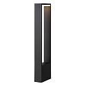Lucide bollard lamp GOA LED square IP54, anthracite
