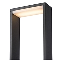 Lucide bollard lamp GOA LED square IP54, anthracite