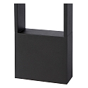 Lucide bollard lamp GOA LED square IP54, anthracite