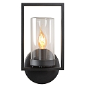 Lucide LED Outdoor Wandleuchte NISPEN, 1xE14, IP44, schwarz