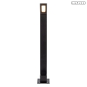 Lucide Outdoor LED Pollerleuchte LAWFORD H�he: 60 cm 140� 6W 3000K 750lm IP54 CRI>90 schwarz