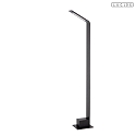 Lucide Outdoor LED Pollerleuchte LAWFORD H�he: 80,5 cm 140� 6W 3000K 750lm IP54 CRI>90 schwarz