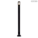 Lucide Outdoor LED Pollerleuchte LAWFORD H�he: 80,5 cm 140� 6W 3000K 750lm IP54 CRI>90 schwarz