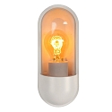Lucide LED Outdoor Wandleuchte CAPSULE, 1xE27, IP54, wei�