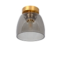 ceiling luminaire TYLER round G9 IP44, gold matt, brass