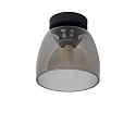 Lucide ceiling luminaire TYLER round G9 IP44, black matt