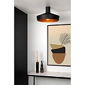 Deckenleuchte CARDIFF, � 40 cm, 1xE27, schwarz