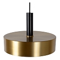 Lucide pendant luminaire GIADA round E27 IP20, gold matt, brass, black