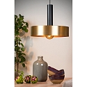 Lucide pendant luminaire GIADA round E27 IP20, gold matt, brass, black