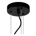 Lucide pendant luminaire FLORIEN oval E27 IP20, smoky colour dimmable