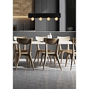 Lucide pendant luminaire SURTUS 4 flames, square E27 IP20, black