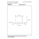 Lucide pendant luminaire SURTUS 6 flames, square E27 IP20, black