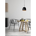 pendant luminaire NOLAN E27 IP20, gold matt, brass, black