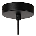 pendant luminaire GREGORY square E27 IP20, black