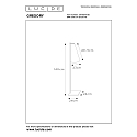 Lucide floor lamp GREGORY square E27 IP20, beige, black 