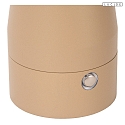Lucide table lamp IPSOS IP20, taupe dimmable