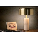 Lucide table lamp MIRASOL 3 flames G9 IP20, gold matt, brass, white dimmable