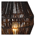 table lamp CORDULLE square E27 IP20, black 