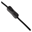 table lamp CORDULLE square E27 IP20, black 