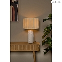 Lucide table lamp VISO E27 IP20, beige, white 