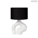 Lucide table lamp FORMA E27 IP20, brown, white 