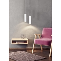 Lucide pendant luminaire GIPSY cylindrical GU10 IP20, white