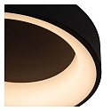 Lucide LED Deckenleuchte MIRAGE, � 38cm, 22W, 2700K, IP20, dimmbar, schwarz
