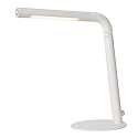 Lucide table lamp GILLY LED swivelling, tiltable IP20, white dimmable