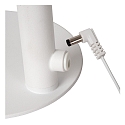 Lucide table lamp GILLY LED swivelling, tiltable IP20, white dimmable