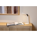 Lucide table lamp GILLY LED swivelling, tiltable IP20, white dimmable