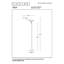 Lucide LED Stehleuchte mit Leselampe GILLY, 1x5W, 2700K, wei�